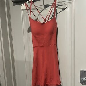 Aerie Coral Strappy Dress